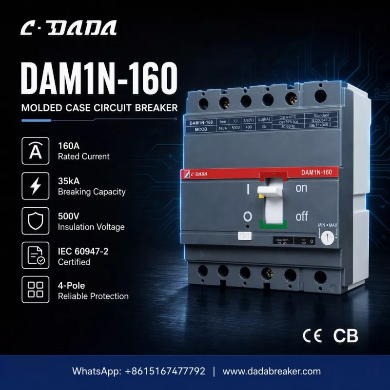 Tšireletso e nepahetseng bakeng sa Marang-rang a Liindasteri: The C·DADA DAM1N-160 MCCB